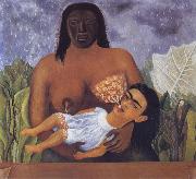 Kahlo painted herself in my Nurse and i in the arms of an Indian wetnurse